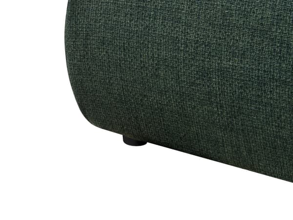 Dobbeltseng Stoff Mørkegrønn 180 x 200 cm Moderne dobbeltseng Stoff To-mannsseng Lav sengeramme Minimalistisk design