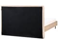 Miniatyrbilde 7 av 11: Sengeramme Boucle Beige 140 x 200 cm Polstret sengegavl MDF-ramme Metallben Moderne design Soverom Dobbeltseng
