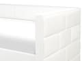 Miniatyrbillede 10 af 11: Udtræksseng Off-white Velour 90 x 200 cm Børneseng Trille Enkeltseng Design Sengeramme Enkeltmands Seng med Udtræk til Dobbeltseng
