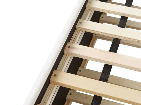Udtræksseng Off-white Velour 90 x 200 cm Børneseng Trille Enkeltseng Design Sengeramme Enkeltmands Seng med Udtræk til Dobbeltseng