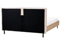 Miniatyrbillede 7 af 11: Seng Beige Boucle 160 x 200 cm Moderne To Mands Seng Blød Sengegavl Dobbeltseng Sengeramme Retro Design