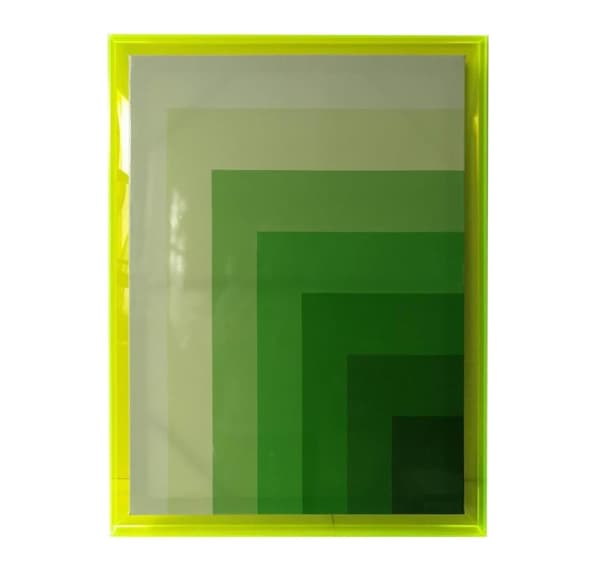 Veggkunst WALLY 60x80cm, grønn, akryl