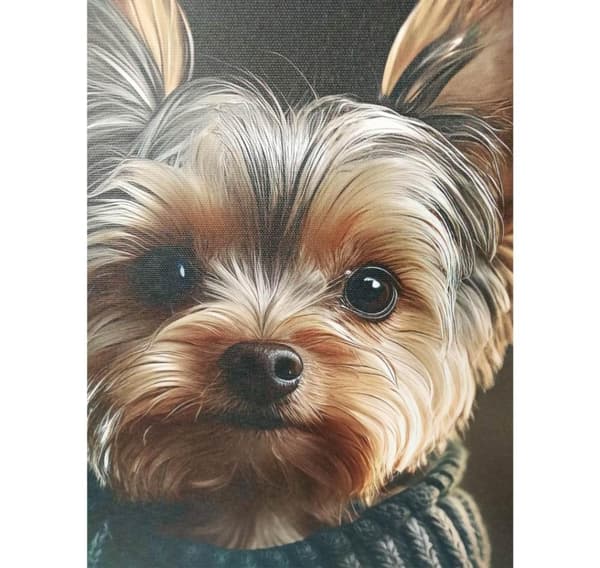Wall art WALLY 50x50cm, small dog