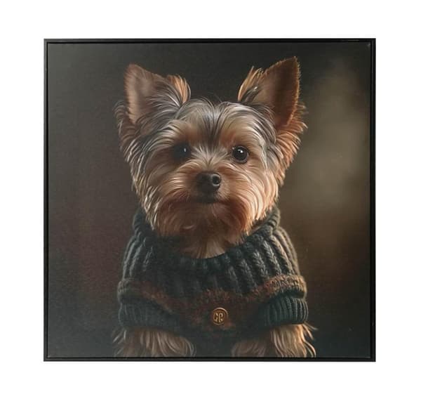 Wall art WALLY 50x50cm, small dog