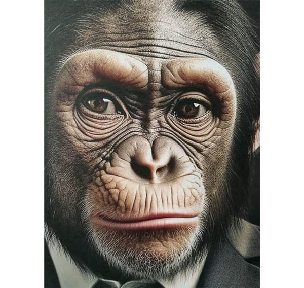 Wall art WALLY 50x70cm, Mr. Monkey