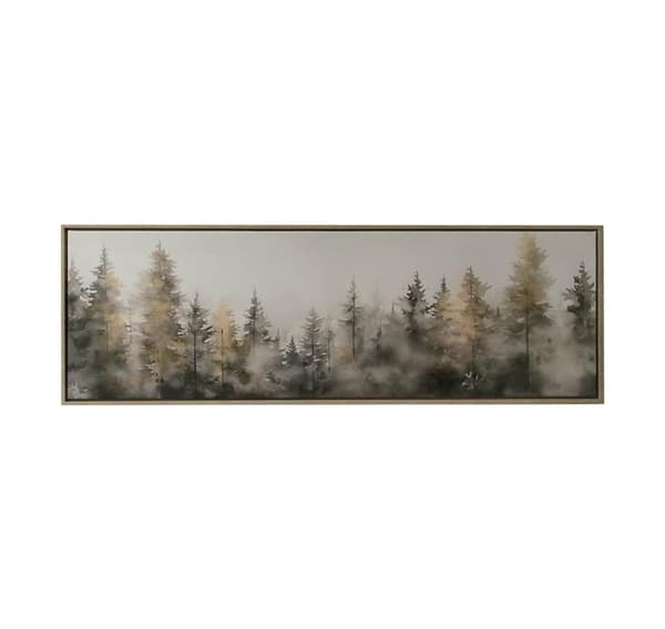 Wall art WALLY 30x90cm, fir forest
