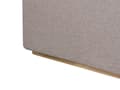 Miniatyrbilde 11 av 11: Seng med Oppbevaring Taupe Polyester Stofftrekk med Bred Sengegavl 160 x 200 cm