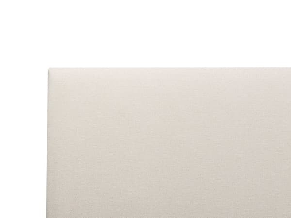 Seng Beige Polyester 180 x 200 cm Moderne To Mands Seng med Opbevaring Blød Sengegavl Dobbeltseng Lav Sengeramme Retro Design