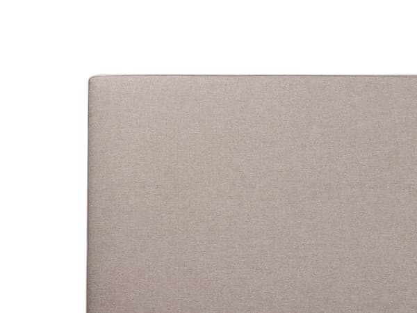 Seng Taupe Polyester 180 x 200 cm Moderne To Mands Seng med Opbevaring Blød Sengegavl Dobbeltseng Sengeramme Retro Design