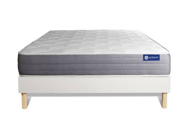 160x200 Actilatex dream latex- och memoryskummadrassbotten - 22 cm - Mellanfast - Vit setbotten