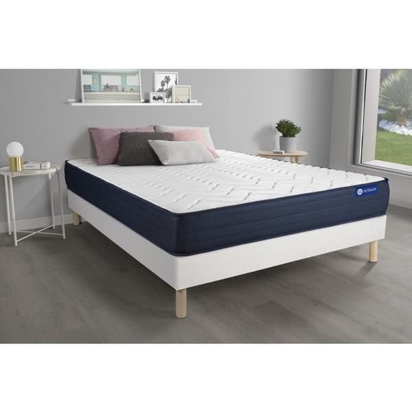 Actimemo life 140x190 madrassbotten i memoryskum - 22 cm - Mycket fast - Vit bottensats