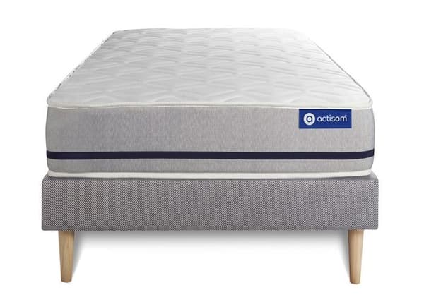 Madrasset 80x190 ACTILATEX SOFT 3 komfortzoner + grå KIT-bas 80 x 190 cm Grå