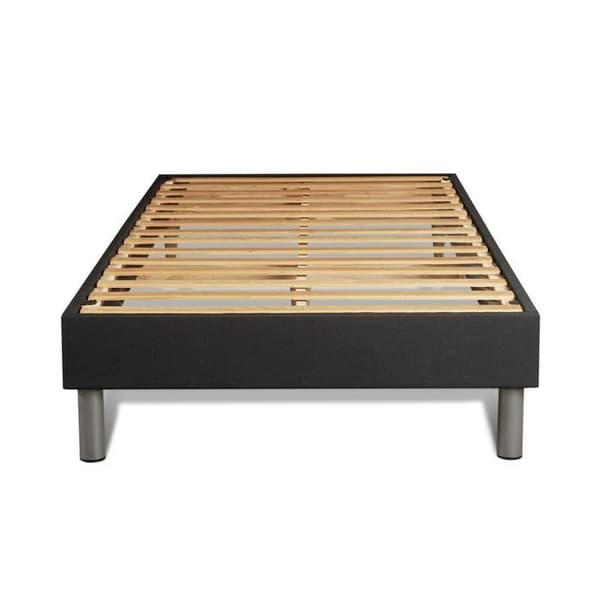 Ensemble madrass FORM + sängram kit svart 90 x 200 cm - SOMNESS - Mycket fast - Svart