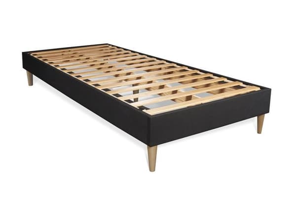 Set 90x200 SOFT madrass + svart setbotten 90 x 200 cm Svart