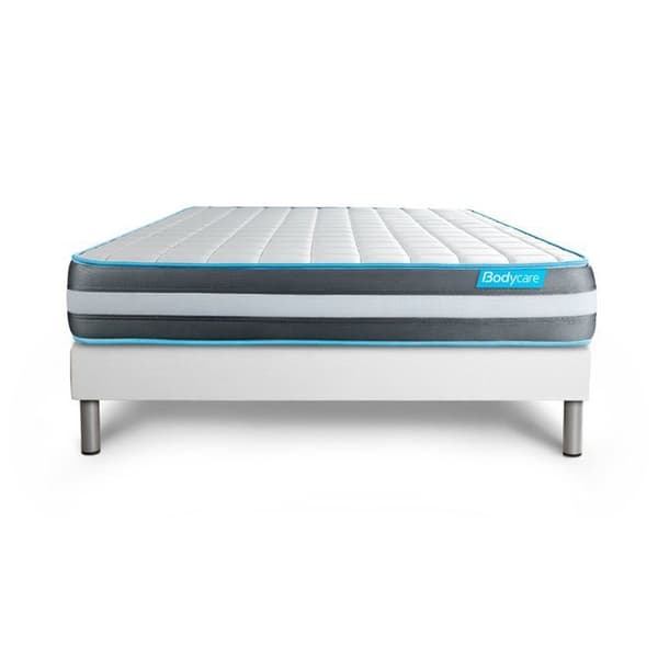 Sängset madrass 180x200 BODYFORM Memory Foam - Fast - Vit