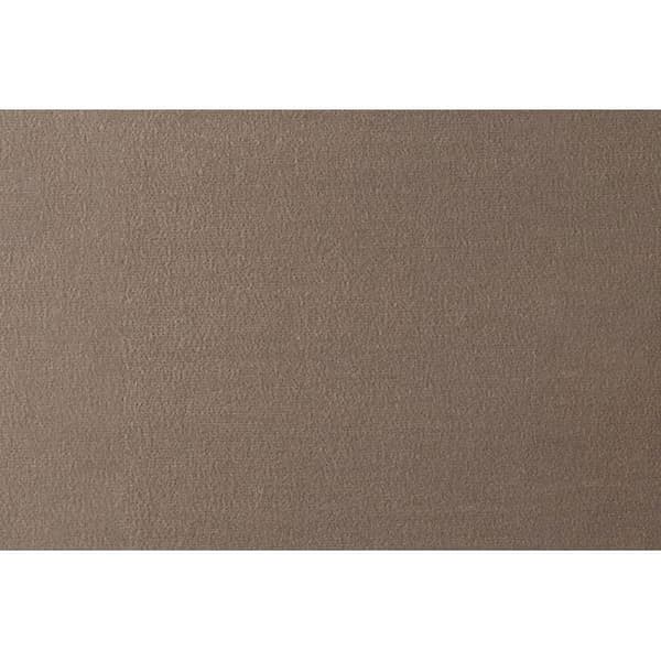 Säng 200x200cm med möbelklädd sänggavel i sammet och taupe sängstomme - Totalhöjd: 29cm