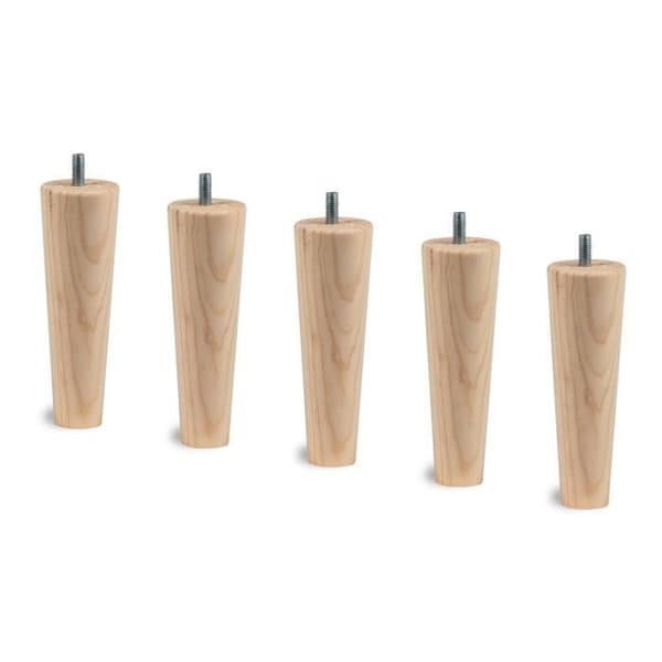 Sommier Kit Tyg Grön 90x200 H29cm Bly Sömn - Sommier i massivt trä med ben i konformade trä 15 cm