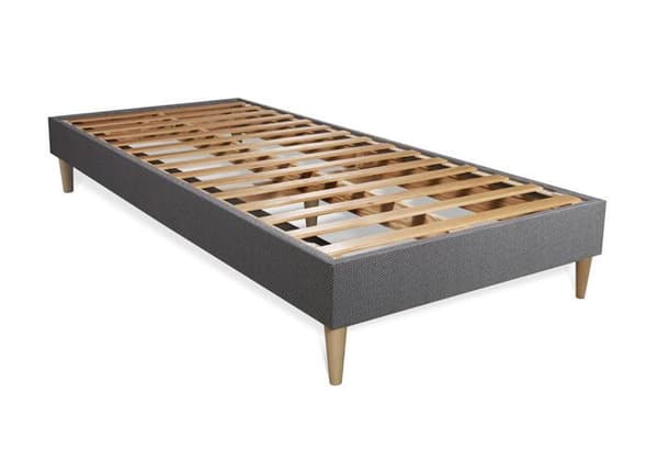 Sängset madrass 90x190 Actilatex ergo - 24 cm - Fast - sänggavel kit grå