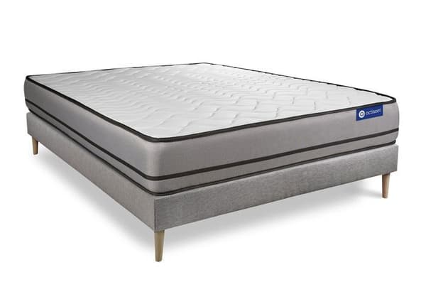 Actimemo night 180x200 madrass- och bottenset - 20 cm - Mycket fast - grå setbotten
