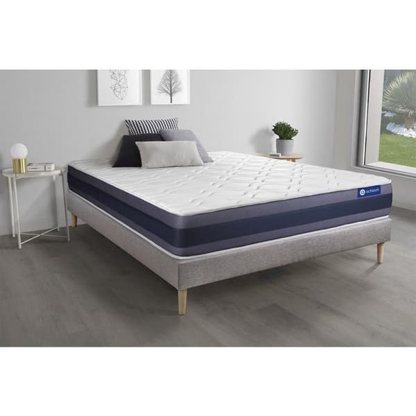 Sängset Latex+Minne av form ACTILATEX MORPHO 80x190 Maxi tjocklek 5 komfortzoner + s 80 x 190 cm Grå