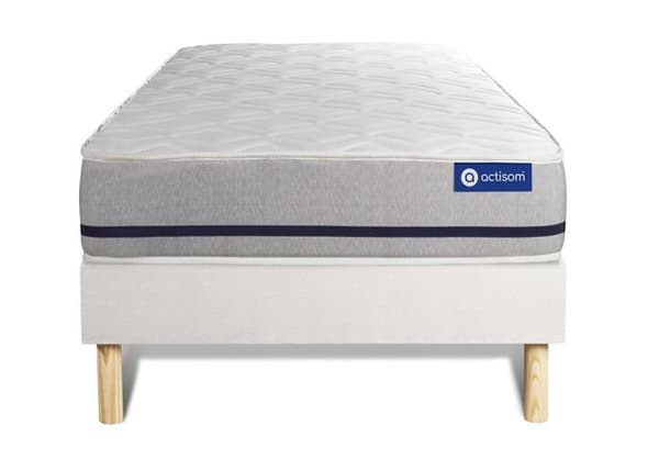 Ensemble madrass 80x190 ACTIFLEX SOFT 3 komfortzoner + sänggavel KIT vit 80 x 190 cm Vit