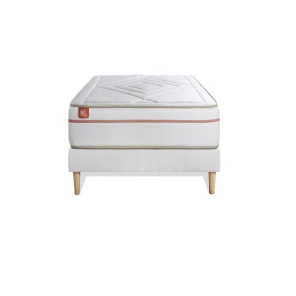 Minnesskumsmadrass BioVisco 90x190cm - Marmottes&amp;Co - Det Fridfulla - Balanserad komfort - TENCEL-överdrag