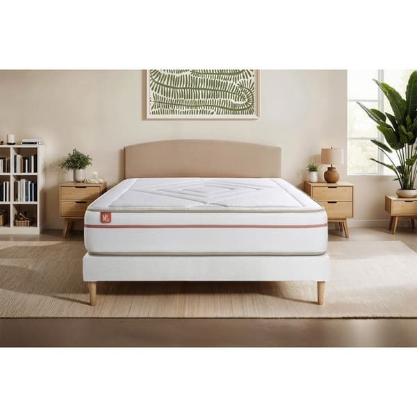 Minnesskumsmadrass BioVisco 90x190cm - Marmottes&amp;Co - Det Fridfulla - Balanserad komfort - TENCEL-överdrag