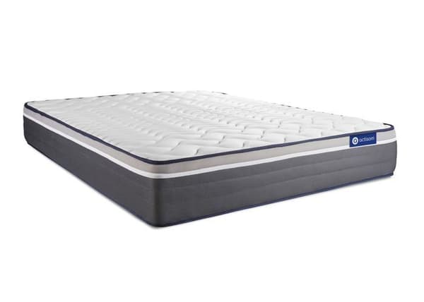 Set madrass ACTIFLEX PLUS 120x190 Resår i påse + Minnesform Maxi tjocklek 7 zoner c 120 x 190 cm Grå