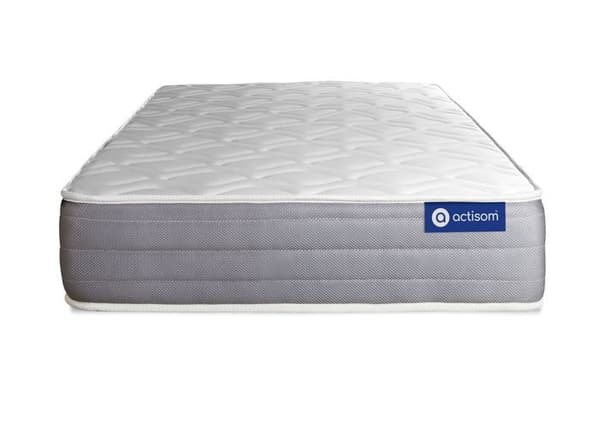 Ensemble madrass ACTIMEMO DREAM minneskum 80x190 cm 5 komfortzoner + sängram KIT vit 80 x 190 cm Vit