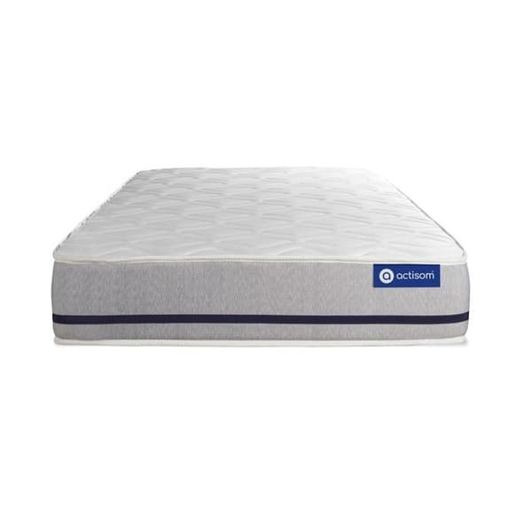 Ensemble madrass 120x190 ACTIMEMO SOFT 3 zoner komfort + sängstomme KIT vit 120 x 190 cm Vit