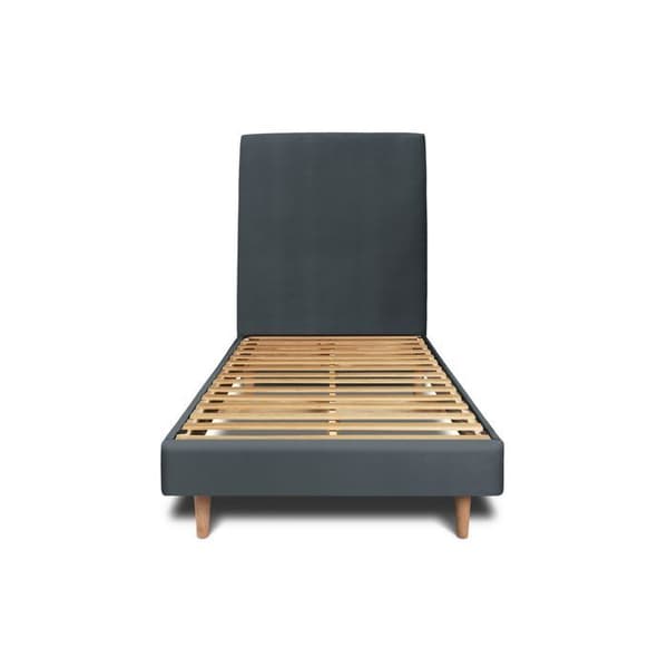 Lit - MARQUE - 90x200cm - Massivt trä - Skandinavisk stil - Sängbotten kit - Antracit