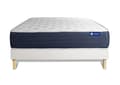 Miniatyrbild 2 av 6: Sammetsängsset 180x200 Actimemo sleep Memory foam - 22 cm - Balanserad - sängbsset Vit