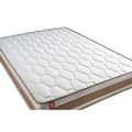 Miniatyrbild 4 av 6: Pack madrass LE DÉLICAT 140x190cm påsfjädrar + Memory foam + sängbotten kit Beige