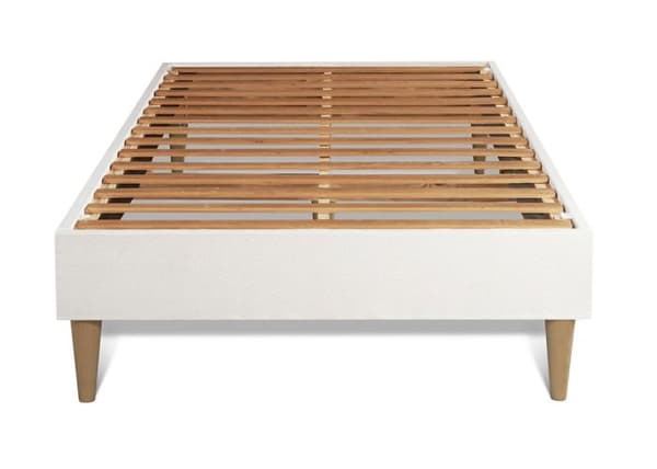 Ensemble Vingt-Quatre - Vit - 90 x 200 cm - Fast - Säckade fjädrar - Minnesskum