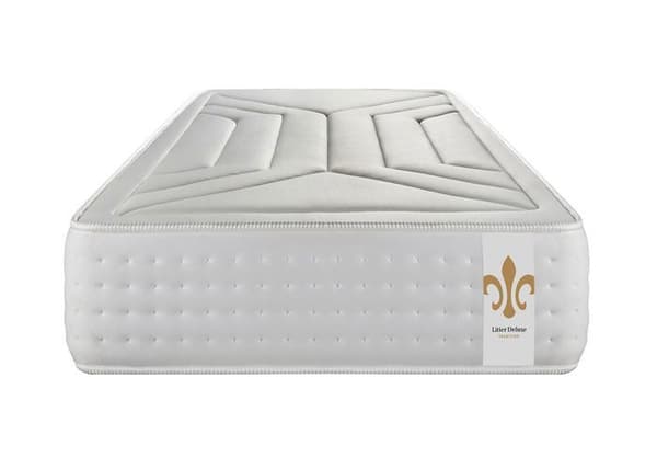 Ensemble Vingt-Quatre - Vit - 90 x 200 cm - Fast - Säckade fjädrar - Minnesskum