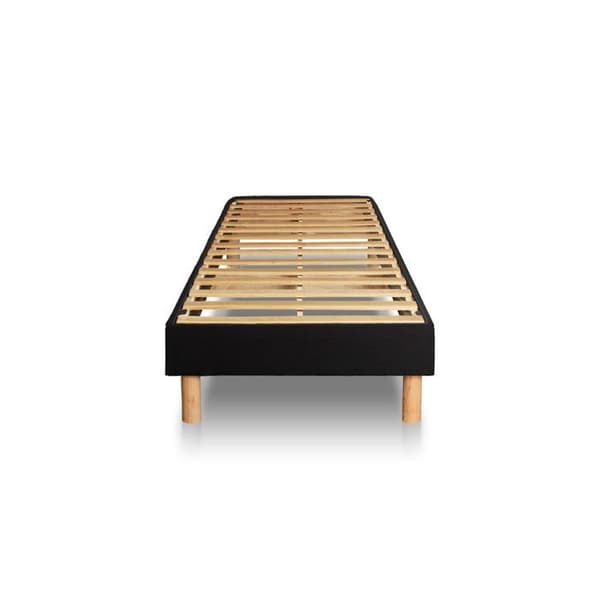 Ensemble Supérieur 80 x 200 cm säng botten Kit Svart