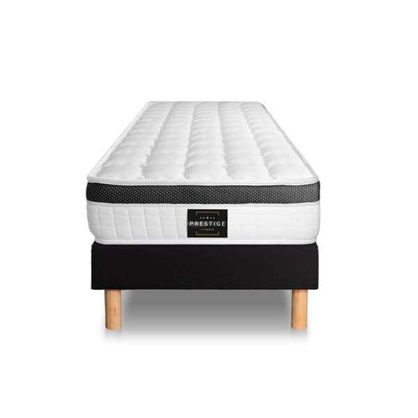 Ensemble Supérieur 80 x 200 cm säng botten Kit Svart