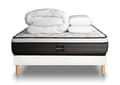 Miniatyrbild 2 av 4: Madrass + Sängbotten KIT Prestige Literie - Pack Suite 200 x 200 cm - Fjädrar i påse - Memory foam