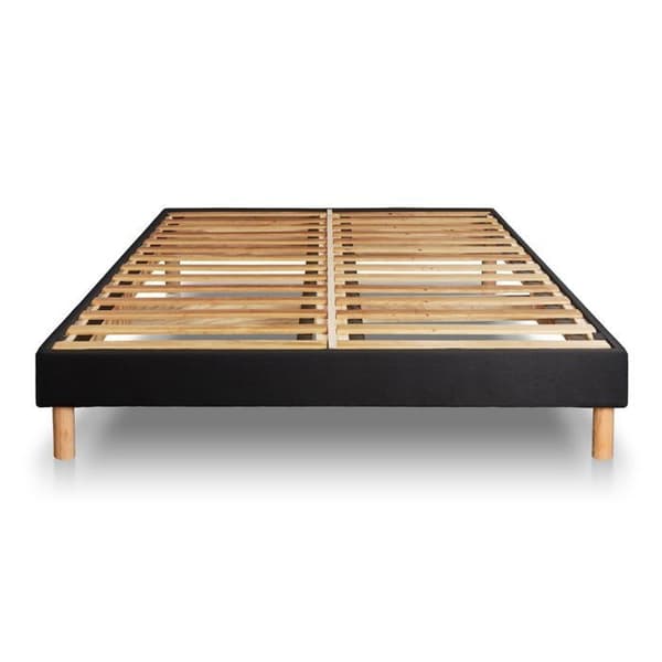 Pack Över 200 x 200 cm sängbotten Kit Svart