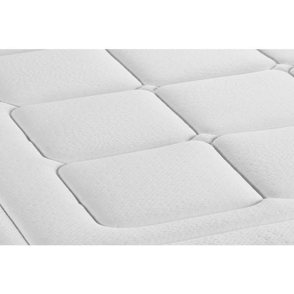 Balmoral Memory Foam 200x200 Madrassbotten Set - 24 cm - Fast - Vit Kit Botten