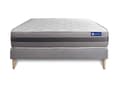 Miniatyrbild 3 av 6: Madrass- och boxspringset 140x220 cm - Actiflex Relax - Boxspringkit Grå