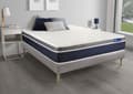 Miniatyrbild 1 av 6: Madrass- och boxspringset 150x200 cm - Actilatex Confort - Grå boxspringkit