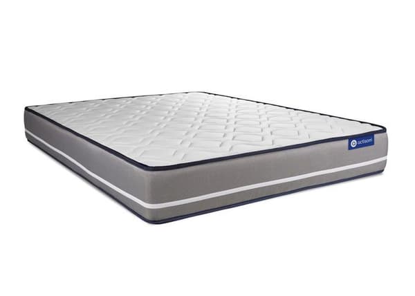 Sängensemble Matelas Sommier 150x200 cm - Actilatex Pur - Vit Sängram