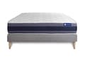 Miniatyrbild 3 av 6: Madrass- och boxspringset 140x210 cm - Actimemo Morpho - Grå boxspringkit