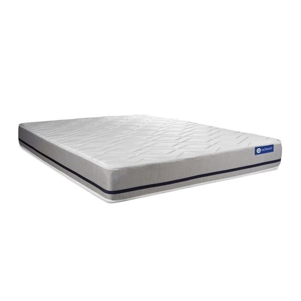 Sängset madrass 180x200 Actimemo soft Minnesskum - 20 cm - Medium-fast - sängsats Vit