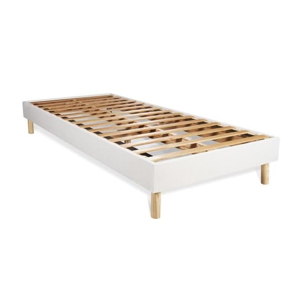 Sängset madrass 90x190 Actilatex ergo Latex och minnesskum - 24 cm - Fast - sängram kit Vit