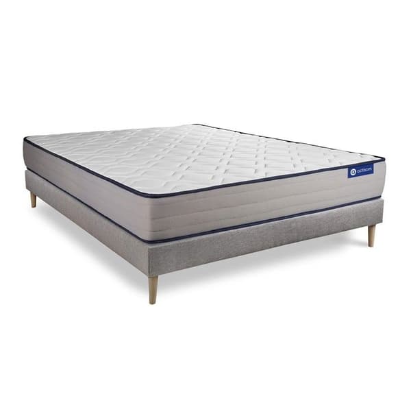 Actiflex Form 140x190 madrassbottenset - 22 cm - Fast - grå kitbotten