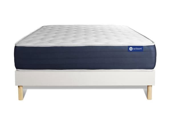 Ensemble Madras Sängbotten 130x190 cm - Actilatex Sleep - Sängbotten Kit Vit