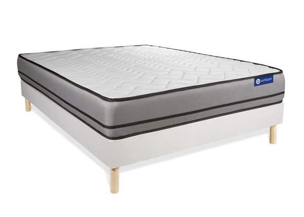 Ensemble Madrass Säng 150x190 cm - Actilatex Night - Sängram Kit Vit
