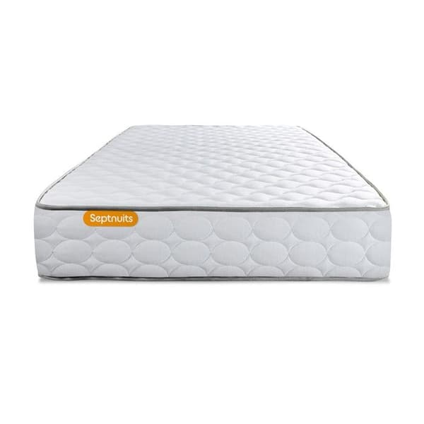Sängset madrass 90x200 Memo minnesskum - 20 cm - Mycket fast - sängbotten kit grå